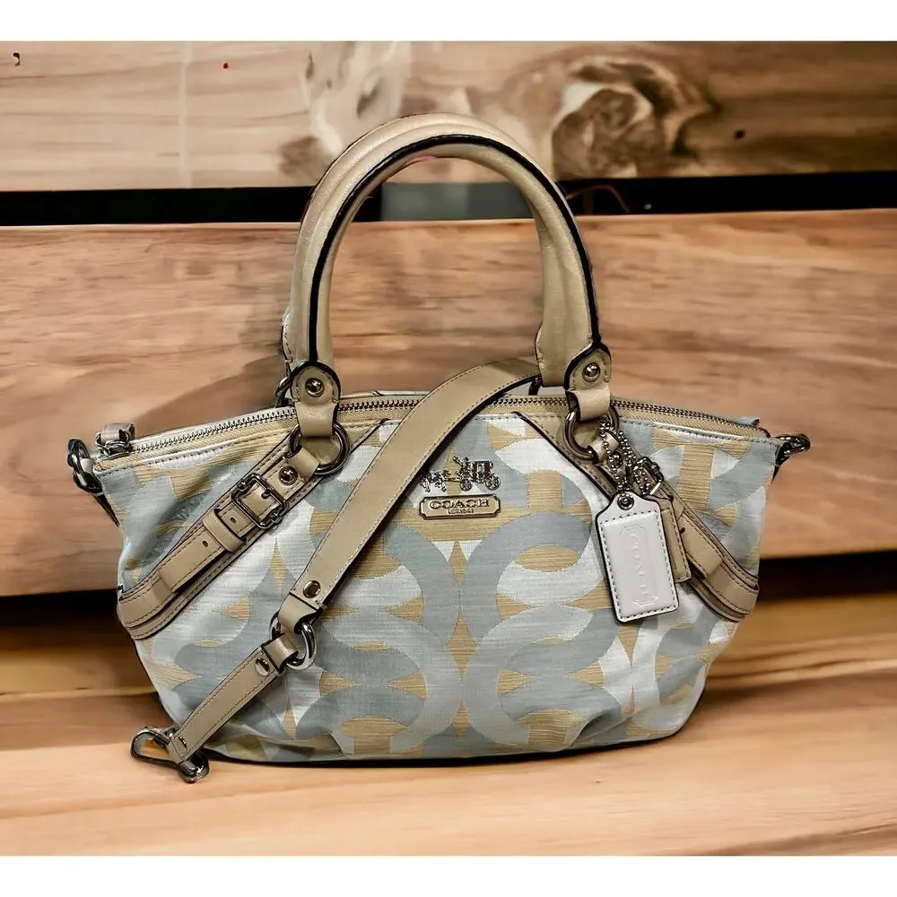 Y2K Coach 17078 Madison Sophia OP Art Satchel Bag 3 Piece Set